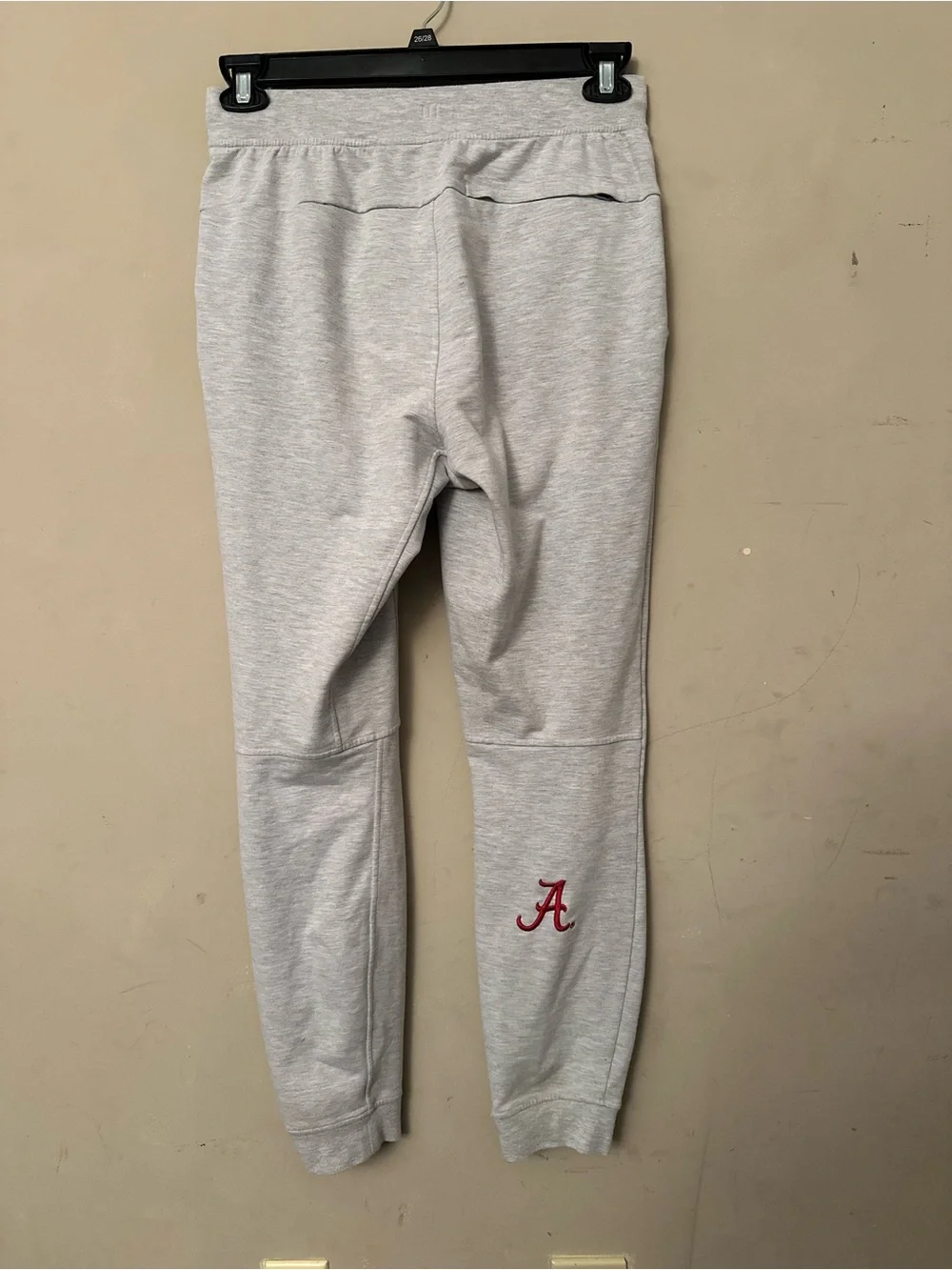 Lululemon GRAY  ALABAMA SCRIPT A ON BACK CALF CITY SWEAT JOGGER MENS SIZE SMALL
